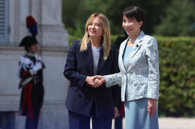 Italy, Giorgia Meloni receives Sanae Takaichi in Rome