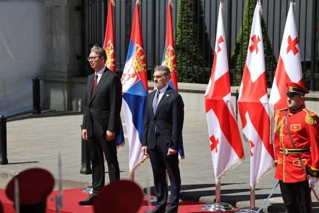 Georgia: Alexander Vucic in Tbilisi for talks