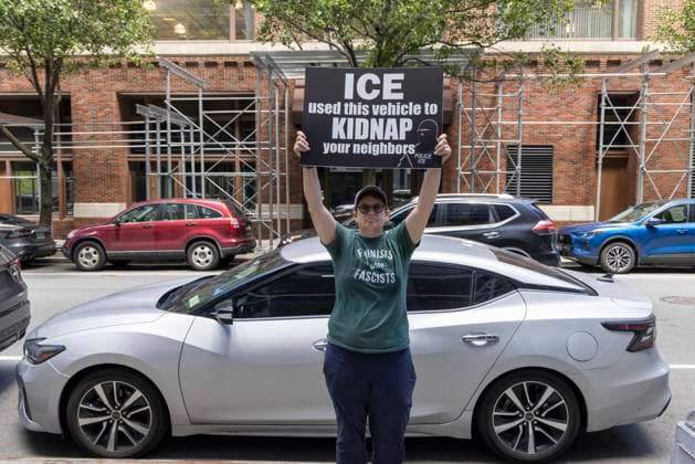 USA, Protest against ICE in New York