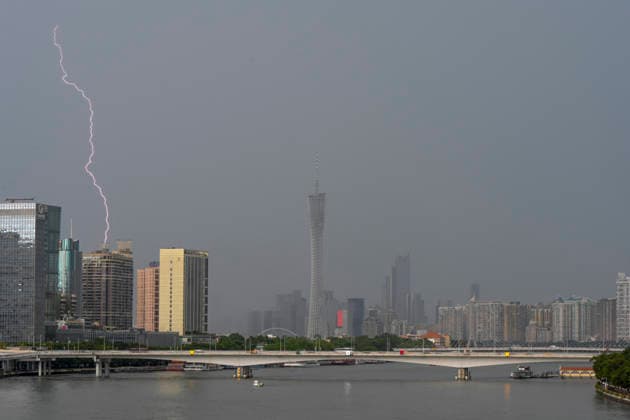 China, severe weather in Guangzhou