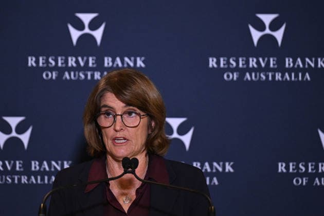 Australia, Reserve Bank press conference with Michelle Bullock in Sydney