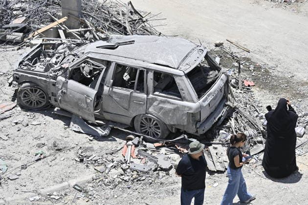 The Middle East conflict, Lebanon, destruction in Tyre