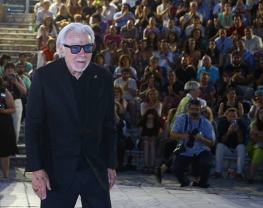 Celebrity: Harvey Keitel at a special screening of *Ulysses Gaze* in Athens