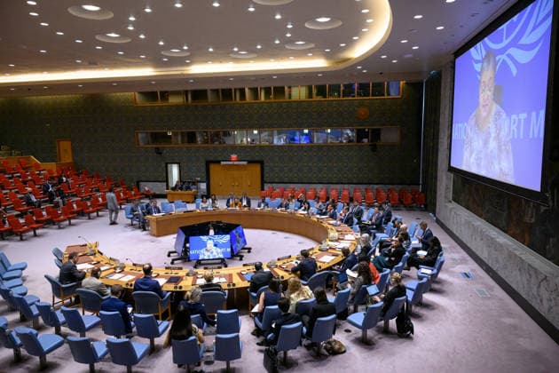 United Nations, Security Council meeting in New York