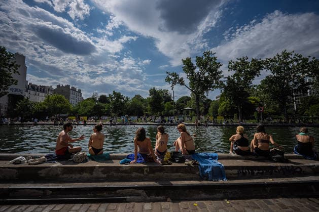 France, heatwave in Paris