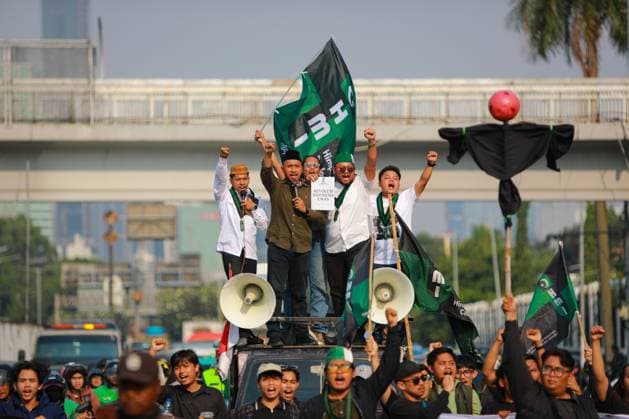 Indonesia, student protests in Jakarta