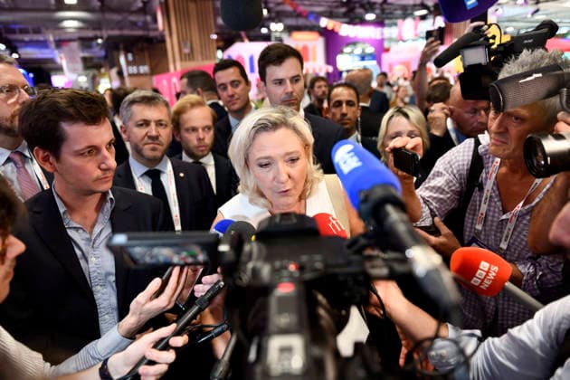 France: Marine Le Pen visits the VivaTech trade fair in Paris