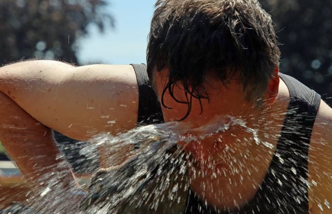 Germany, heatwave