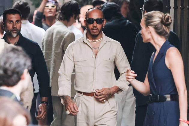 Milan Fashion Week, guests at the Ralph Lauren fashion show