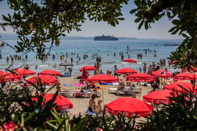 Croatia, heatwave in Split