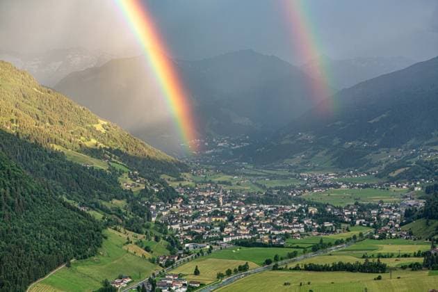 Austria, Rainbow in Bad Hofgastein