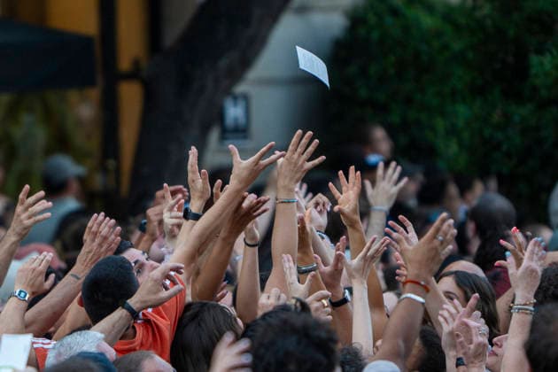 Spain: Celebrations in Barcelona to mark the 50th anniversary of the end of the Franco dictatorship
