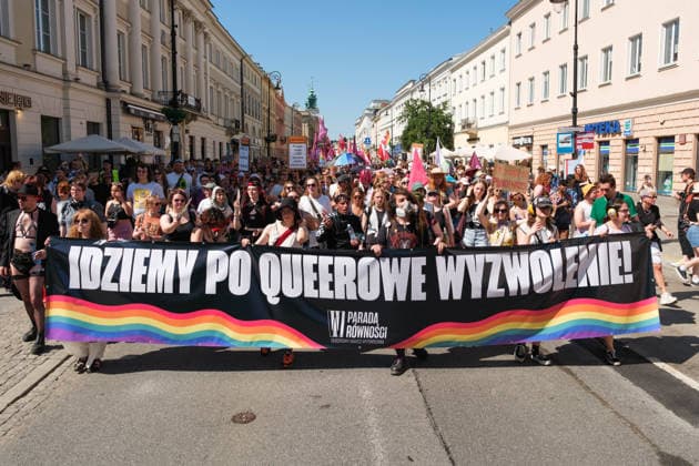 Poland, Pride Parade in Warsaw
