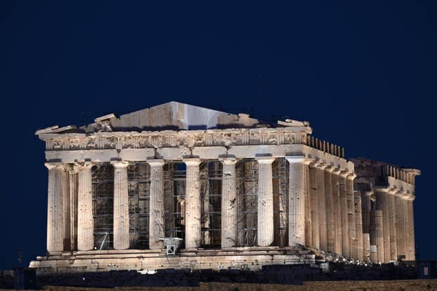 Greece, the restored Parthenon in Athens