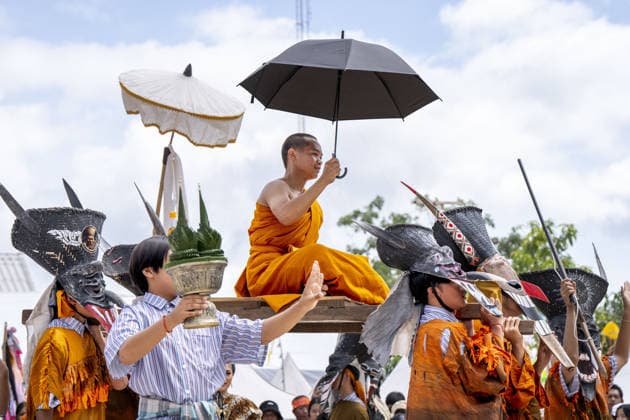 Thailand, Phi Ta Khon Festival in Dan Sai