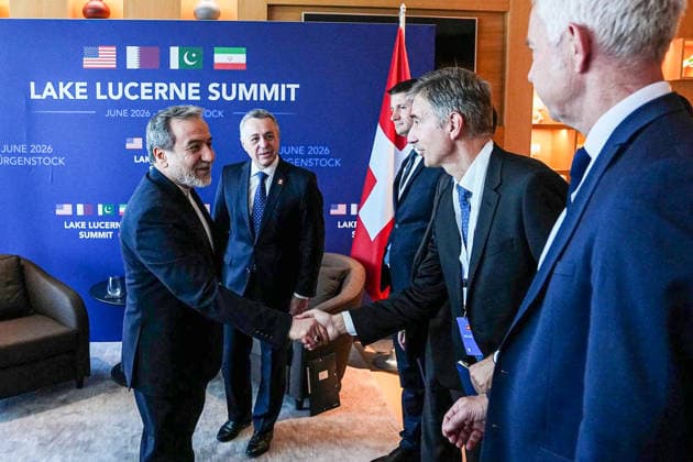 Peace talks between the US and Iran at Bürgenstock near Lucerne; arrival of the Iranian delegation