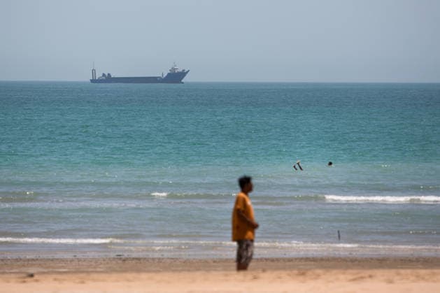 Iran, shipping traffic in the Strait of Hormuz