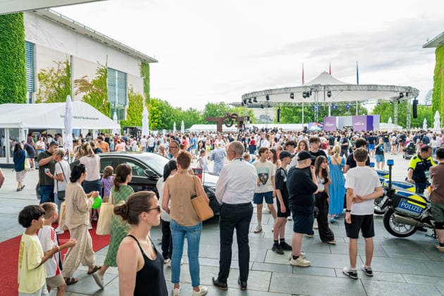 Berlin, Open Day at the Federal Chancellery