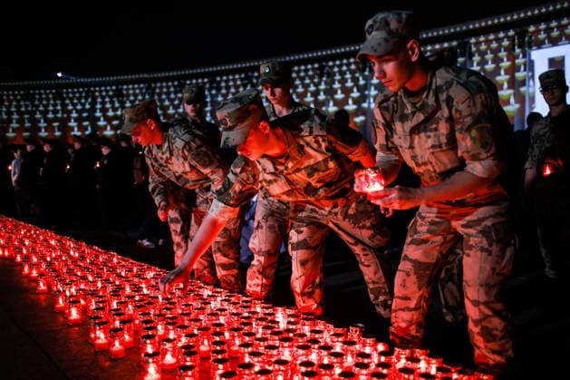 Russia: Commemorative event in Moscow marking the 85th anniversary of the Nazi invasion of the Soviet Union in 1941