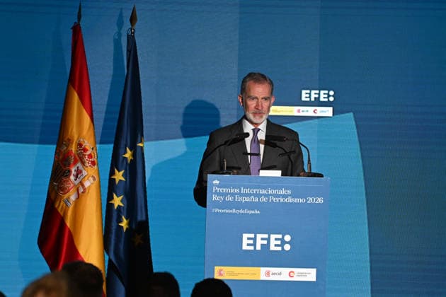 Royals: King Felipe VI at the presentation of the 2026 King of Spain International Journalism Awards in Madrid