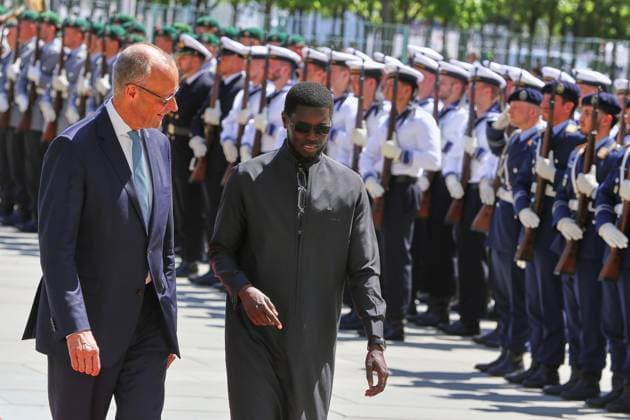 Berlin: Friedrich Merz welcomes Bassirou Diomaye Faye