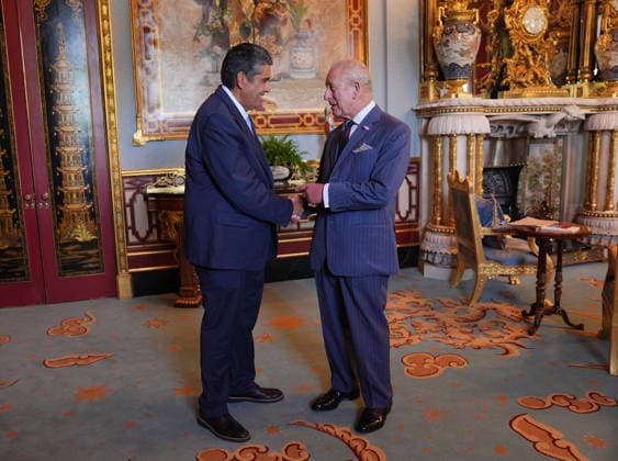 Royals: King Charles III receives Surangel S. Whipps, Jr.
