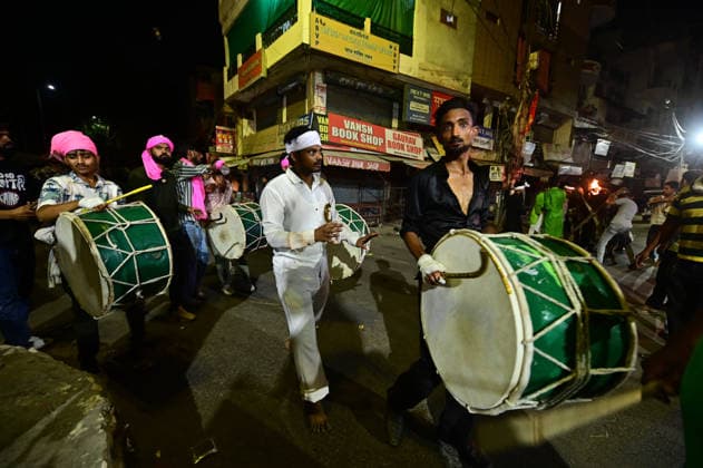 India: Muslim Tajiya procession in Prayagraj