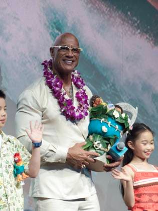 Celebrity, Dwayne Johnson press conference in Shanghai