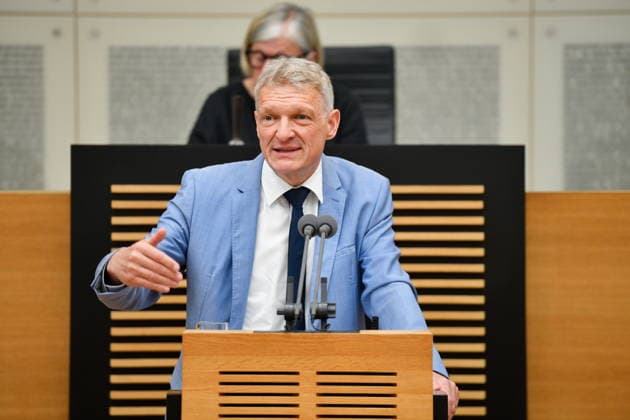 Saarland, plenary session of the State Parliament in Saarbrücken