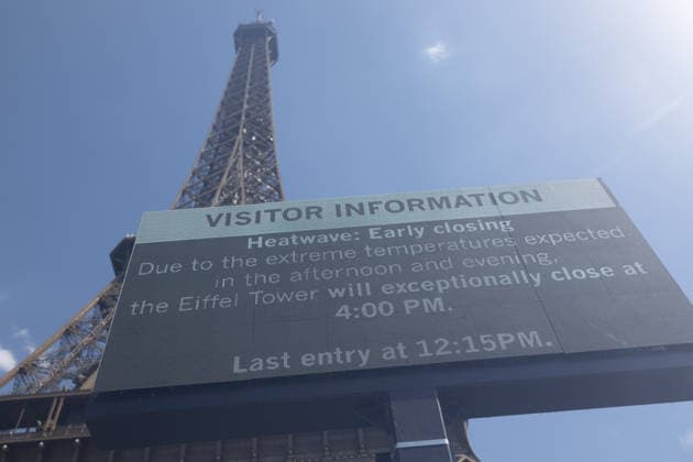 France, heatwave in Paris