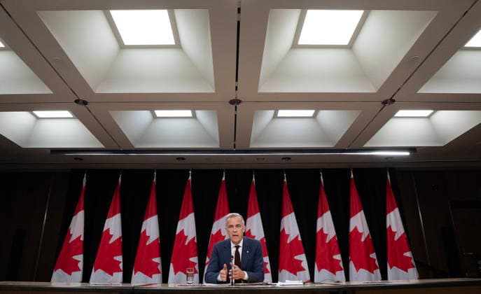 Canada, Mark Carney’s press conference in Ottawa