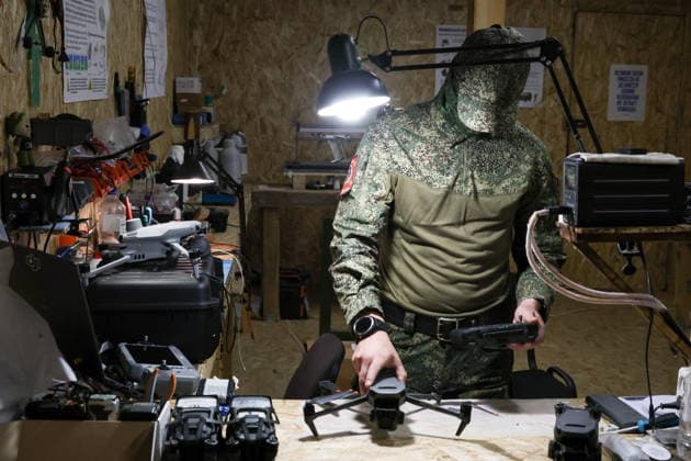 Ukraine conflict: Russian soldiers from the Zapad West Group involved in drone production