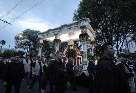 Mexico, Procession in honor of the Virgin of Zapopan