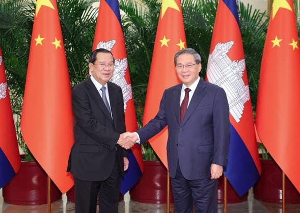China: Li Qiang meets Samdech Techo Hun Sen in Beijing