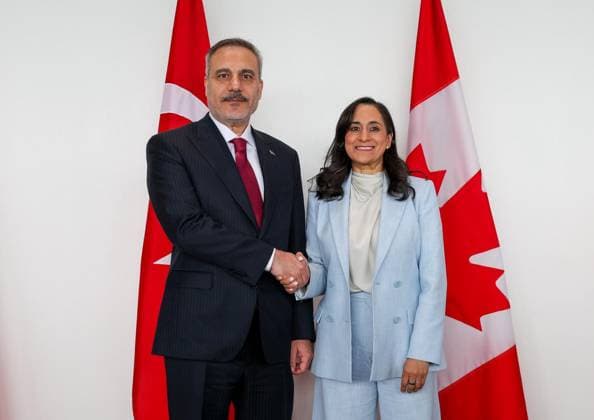 Canada: Hakan Fidan meets Anita Anand in Ottawa