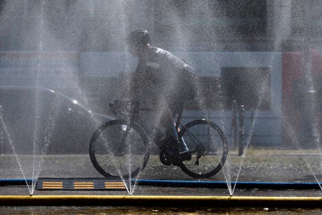 North Rhine-Westphalia, heatwave in Cologne