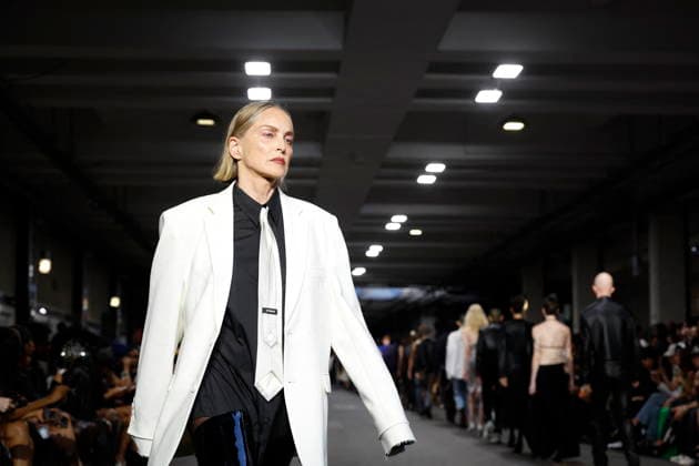 Paris Fashion Week: Sharon Stone walks the catwalk at the men’s ready-to-wear fashion show
