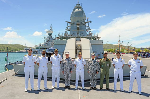 Thailand: Joint military exercise between Thailand and India in Sattahip