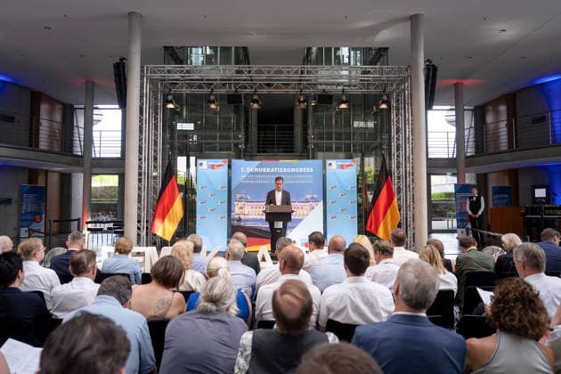 Berlin, 1st Democracy Congress of the AfD parliamentary group in the Bundestag