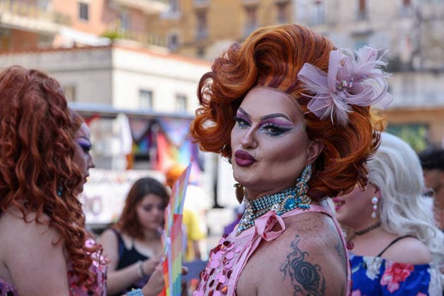 Italy, Pride Parade in Naples