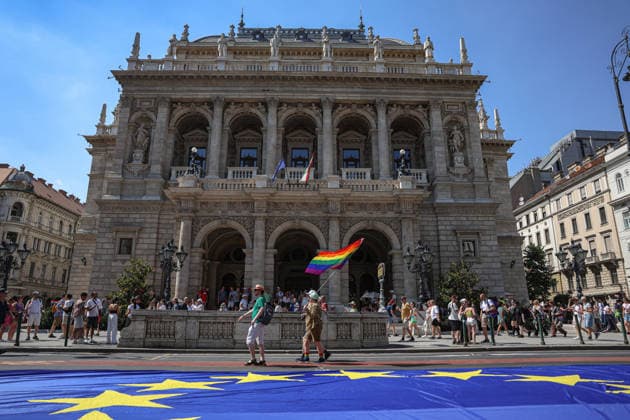 Hungary, Pride Parade in Budapest