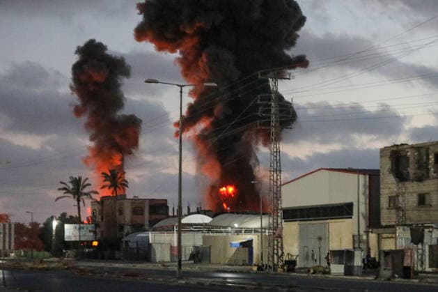 Middle East conflict, Gaza, Israeli attack on Deir al-Balah