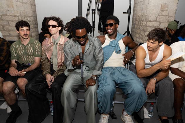 Paris Fashion Week, guests at the Taakk fashion show