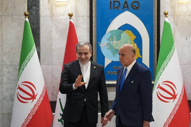 Iraq: Foreign Minister Fuad Hussein meets Iran’s Foreign Minister Abbas Araghchi in Baghdad