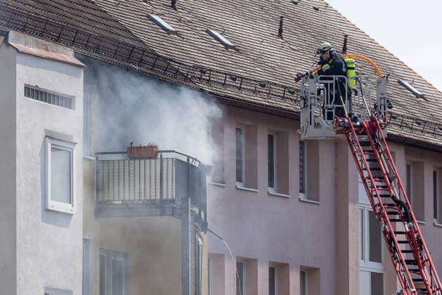 Bavaria, flat fire in Nuremberg