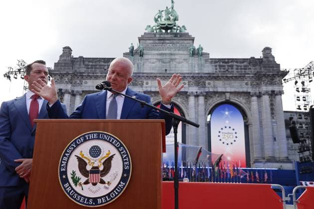 Belgium, celebrations to mark the 250th anniversary of US Independence Day in Brussels