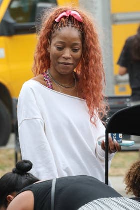 Celebrities visit the Farmers’ Market in Studio City