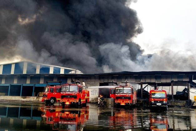 India, fire at a factory in Patna