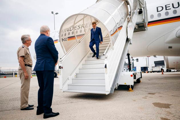 Washington DC, arrival of Johann Wadephul