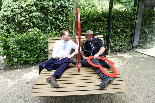 Saxony: Michael Kretschmer at the pre-opening of the Wild Love Stories discovery zone at the Görlitz-Zgorzelec Nature and Wildlife Park